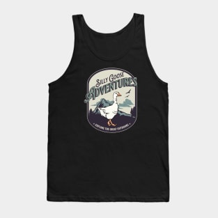 Silly Goose Back Design Tank Top